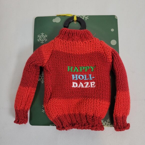 Snoop Dogg Knit Ornament Christmas Sweater Happy Holi-Daze Fits S On The Stoop - Picture 2 of 4